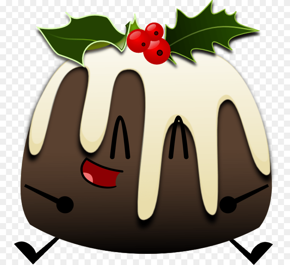 Christmas Pudding Pose Traditional Christmas Puddings And Sauces, Cream, Dessert, Food, Icing Png