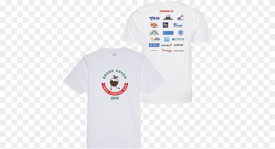 Christmas Pudding Run Mens Logo Performance Tshirt, Clothing, Shirt, T-shirt Free Png Download