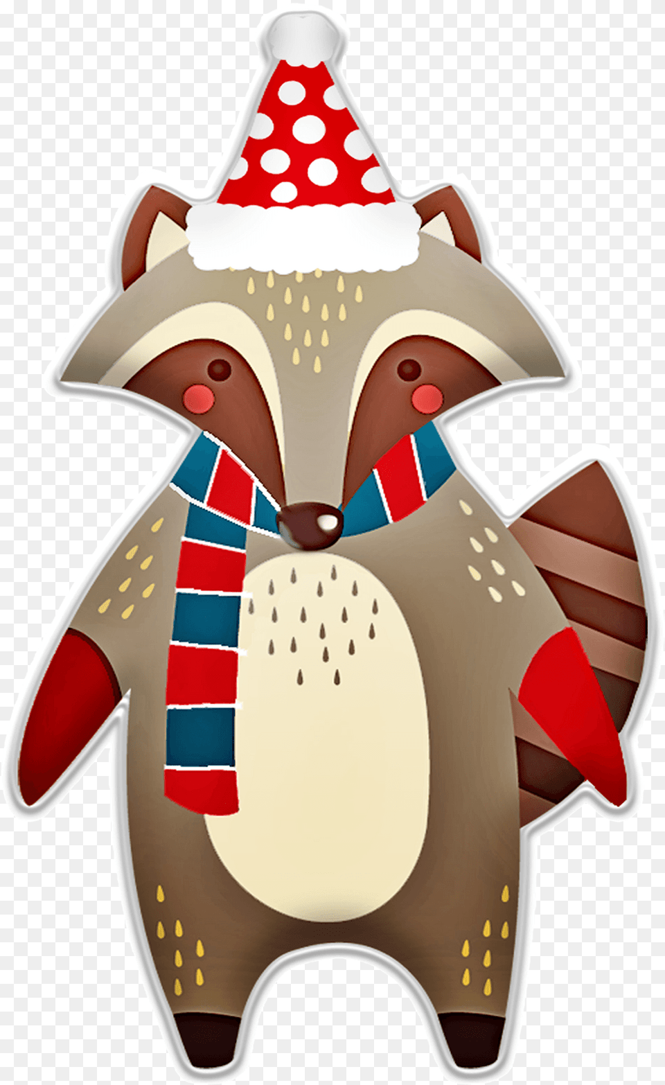 Christmas Raccoon Clipart, Food, Sweets, Cookie Free Transparent Png