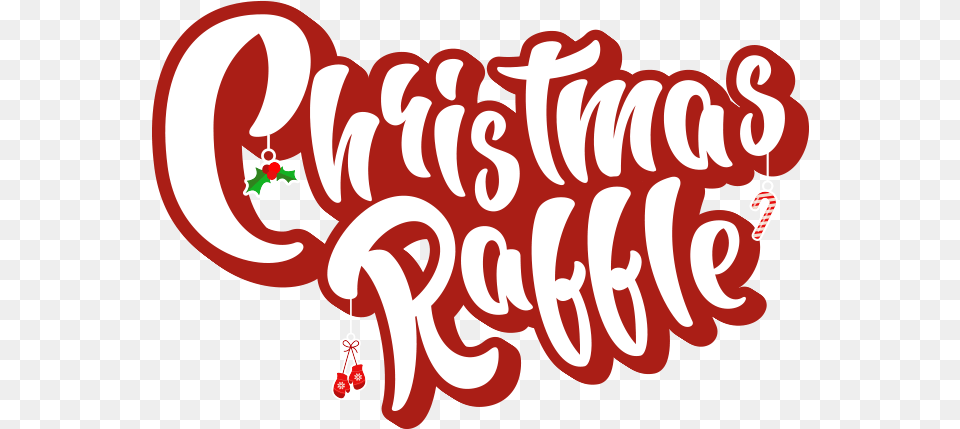 Christmas Raffle Website Logo Christmas Raffle Sign, Text Png Image
