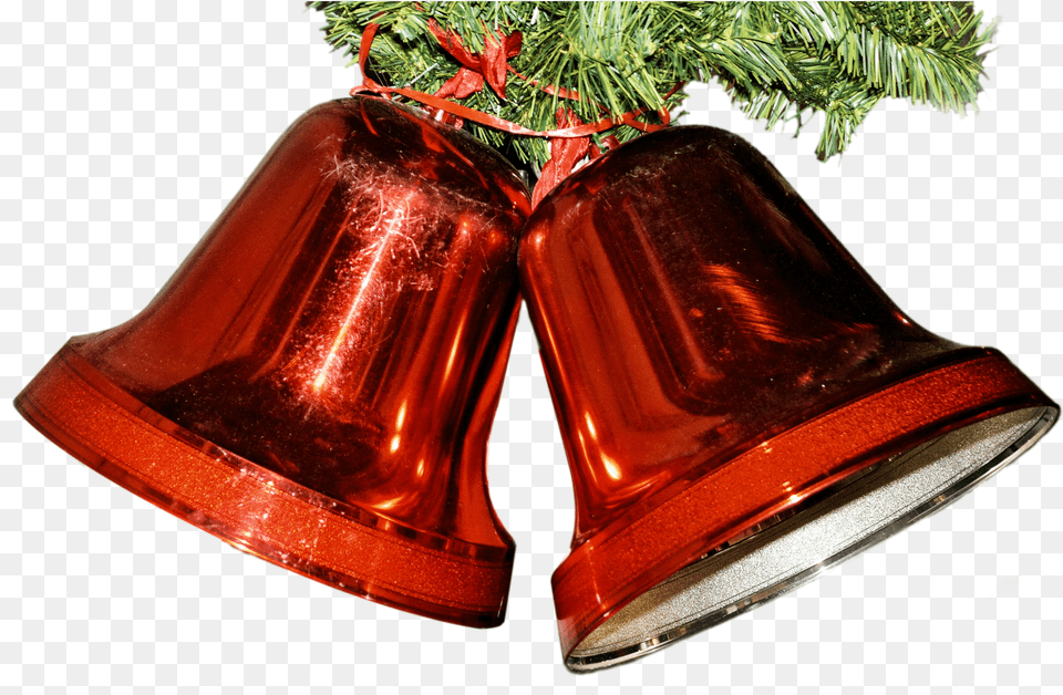 Christmas Red Bells Image Di Campanelle Di Natale, Bell, Smoke Pipe Free Png Download