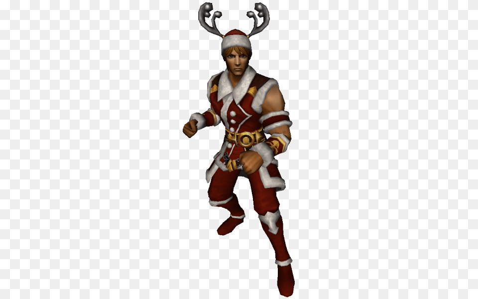 Christmas Red Warrior Metin2 Christmas, Clothing, Costume, Person, Adult Png