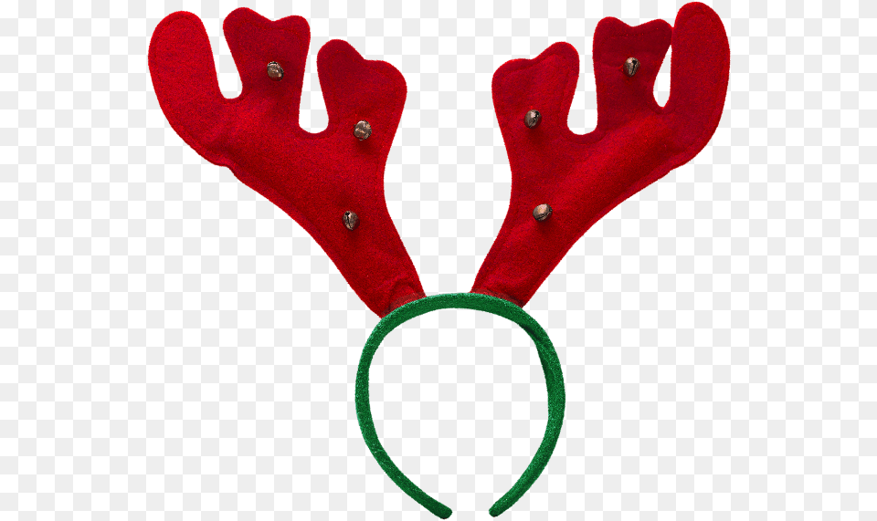 Christmas Reindeer Antlers Background, Clothing, Glove, Accessories Free Png Download