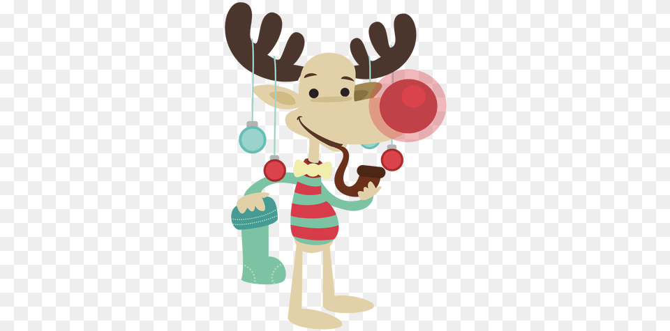 Christmas Reindeer Cartoon Imagens Natal Desenho, Baby, Person, Face, Head Free Transparent Png