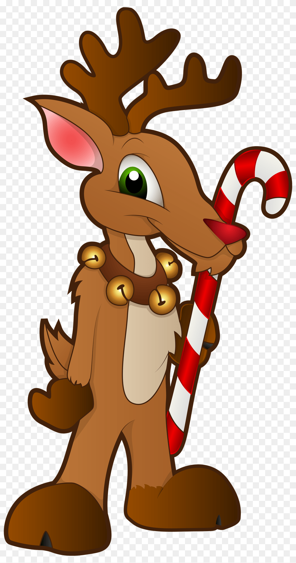 Christmas Reindeer Clip Art, Animal, Deer, Mammal, Wildlife Png Image