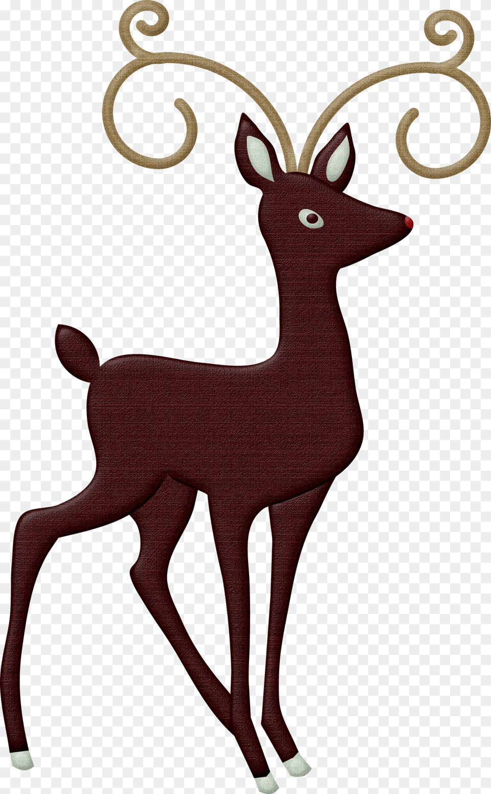 Christmas Reindeer Clip Art Clip Art, Animal, Deer, Mammal, Wildlife Png