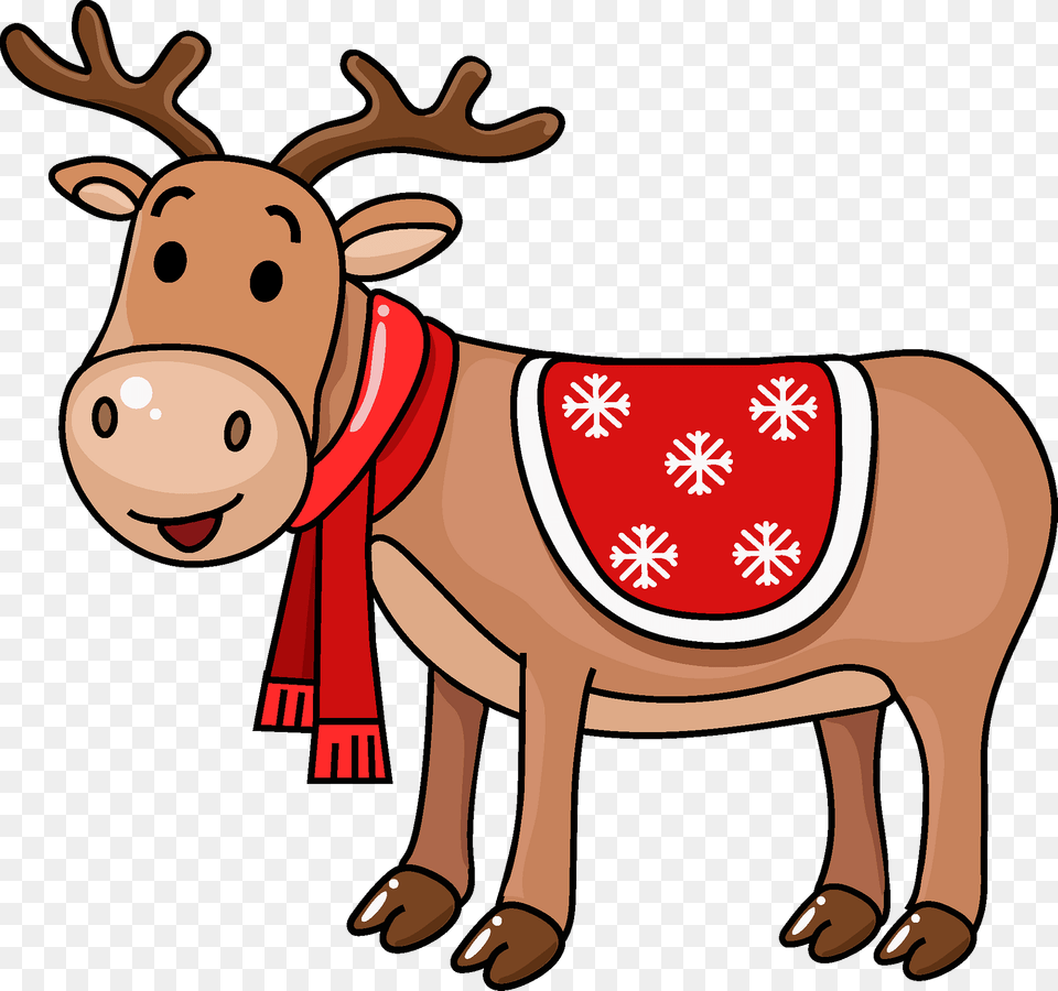 Christmas Reindeer Clipart, Animal, Deer, Kangaroo, Mammal Free Png