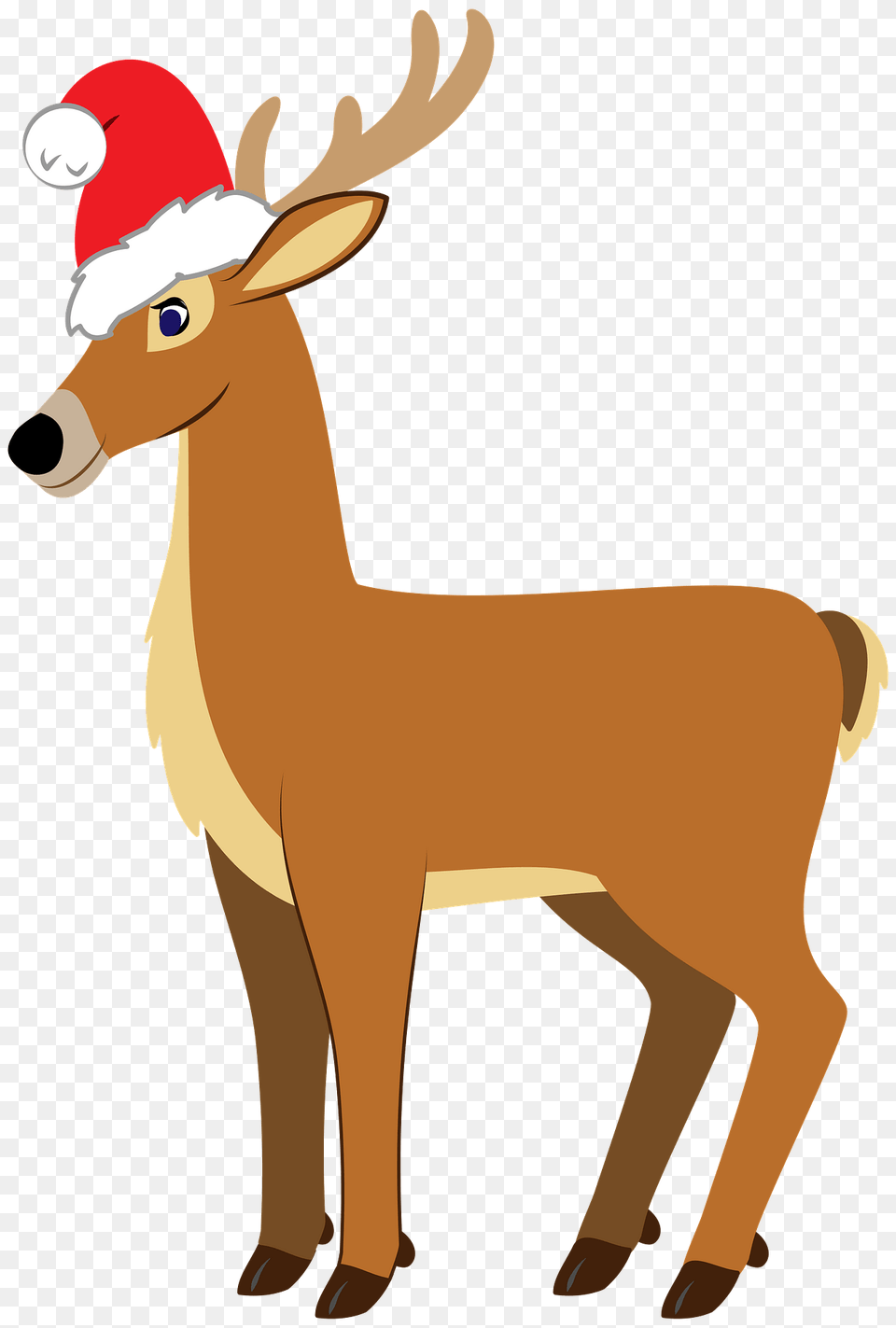 Christmas Reindeer Clipart, Animal, Deer, Mammal, Wildlife Free Transparent Png