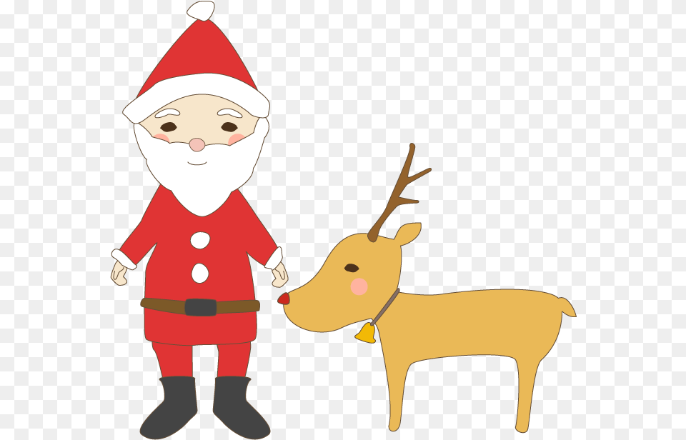 Christmas Reindeer Clipart Cartoon, Animal, Mammal, Wildlife, Deer Png