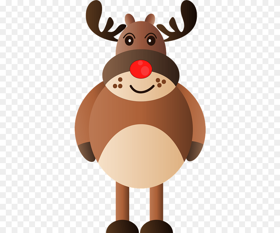 Christmas Reindeer Clipart Santa Claus, Animal, Deer, Mammal, Wildlife Free Png