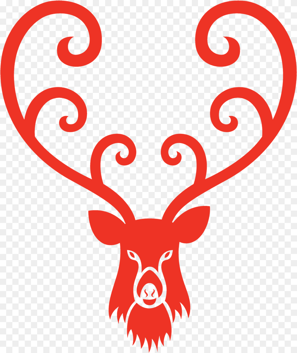 Christmas Reindeer Fake Tattoo Christmas Reindeer, Art, Animal, Deer, Mammal Free Png