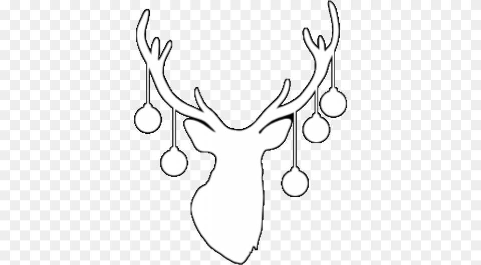 Christmas Reindeer Illusion Transfers Screen Printed Enamel Designs For Glass Or Ceramics Elk, Stencil, Baby, Person, Antler Free Png