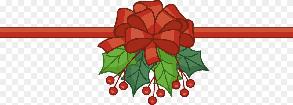 Christmas Ribbon Clipart, Produce, Plant, Food, Fruit Free Png