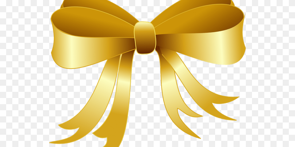 Christmas Ribbon Clipart Yellow Ribbon Gold Gift Ribbon, Accessories, Formal Wear, Tie Free Png Download