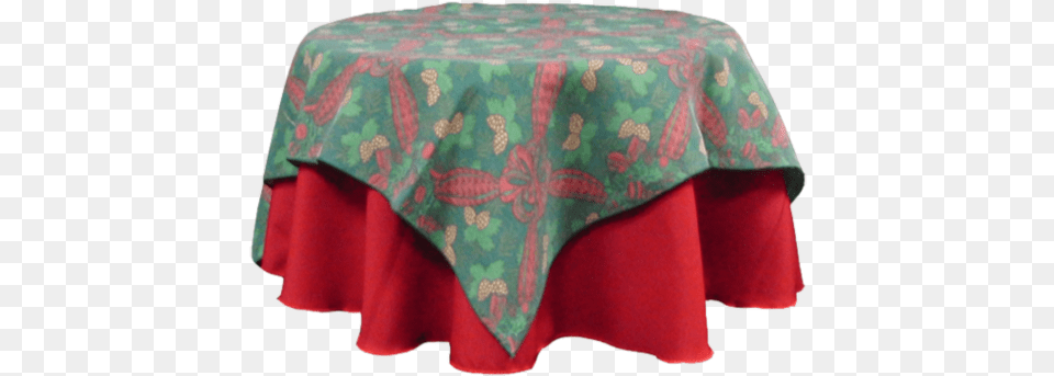 Christmas Ribbon Table Cloths Hd Tablecloth, Clothing, Skirt Free Png Download