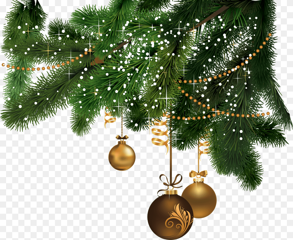 Christmas Right Corner, Plant, Tree, Christmas Decorations, Festival Free Png Download