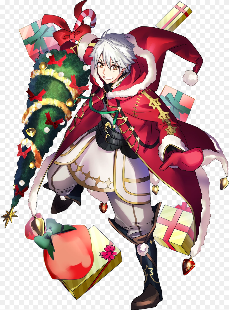 Christmas Robin Fire Emblem Heroes, Book, Comics, Publication, Person Free Png Download