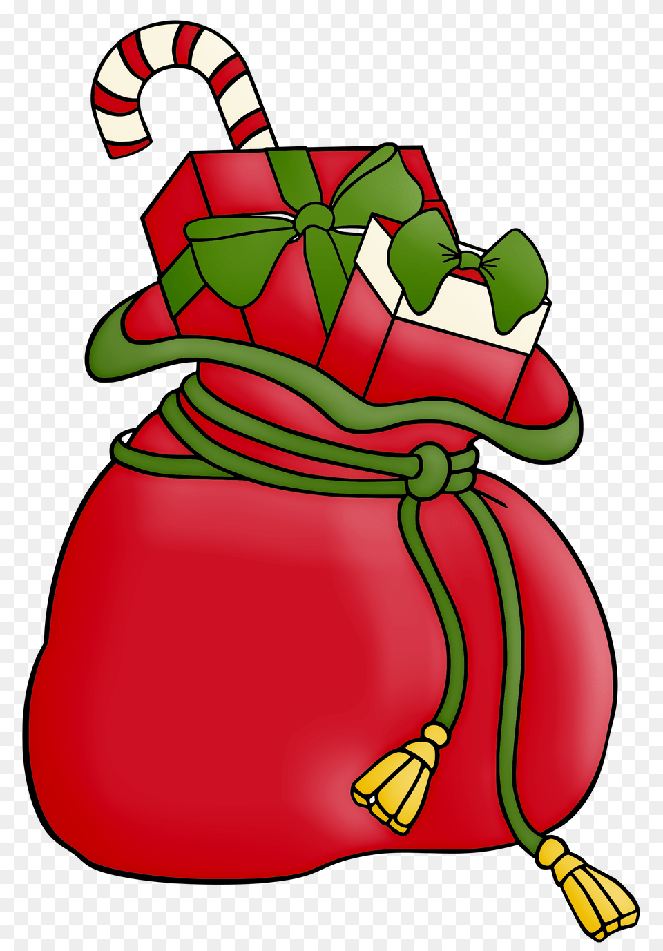 Christmas Sack Clip Art Clip Art, Gift, Dynamite, Weapon, Bag Free Png Download