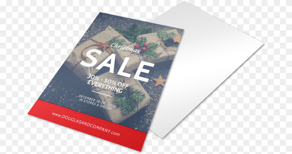 Christmas Sale Holiday Marketing Flyer Template Preview Christmas Card, Advertisement, Poster Png