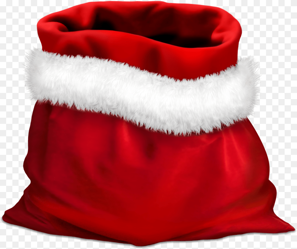 Christmas Santa Bag, Clothing, Scarf, Christmas Decorations, Festival Free Transparent Png