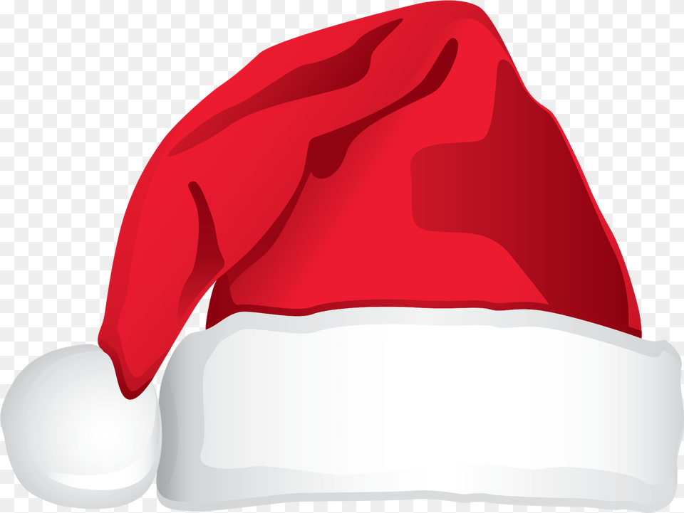 Christmas Santa Claus Hat Beanie, Clothing, Cap, Food, Ketchup Free Transparent Png