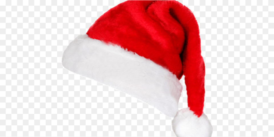 Christmas Santa Claus Hat Transparent Images Santa Clause Hat, Cap, Clothing, Hoodie, Knitwear Png Image