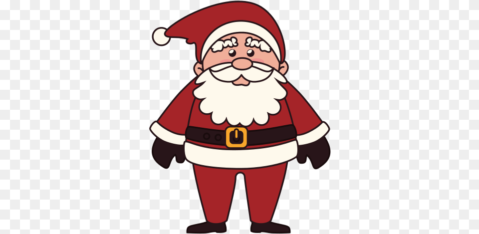 Christmas Santa Claus Icon Vector Santa Claus, Baby, Person, Elf, Face Free Png Download