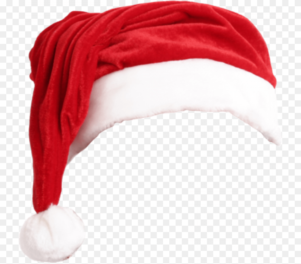 Christmas Santa Claus Red Hat Santa Hat Cut Out, Clothing, Velvet, Hoodie, Knitwear Free Transparent Png