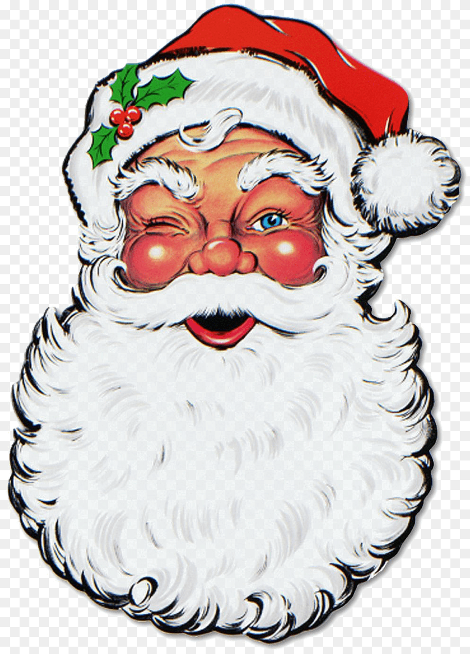 Christmas Santa Face Santa Claus Face, Baby, Person, Head, Performer Free Transparent Png