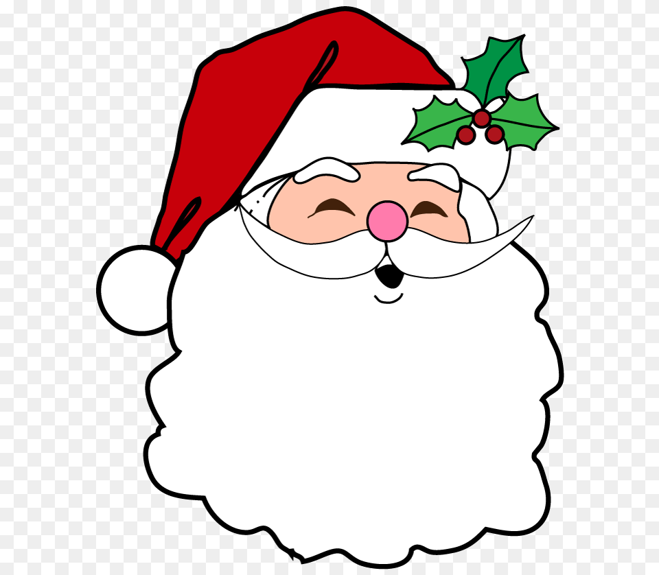 Christmas Santa Face Transparent, Winter, Person, People, Plant Png