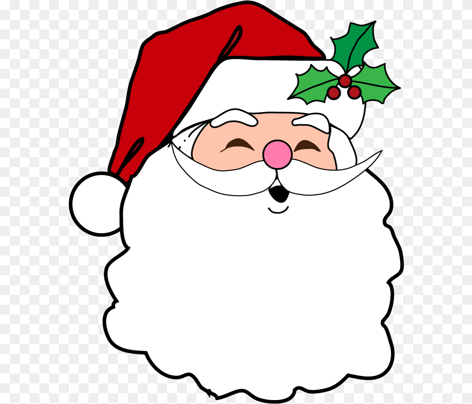 Christmas Santa Face Transparent Beautiful Christmas Drawing Easy, Winter, Person, People, Outdoors Png Image
