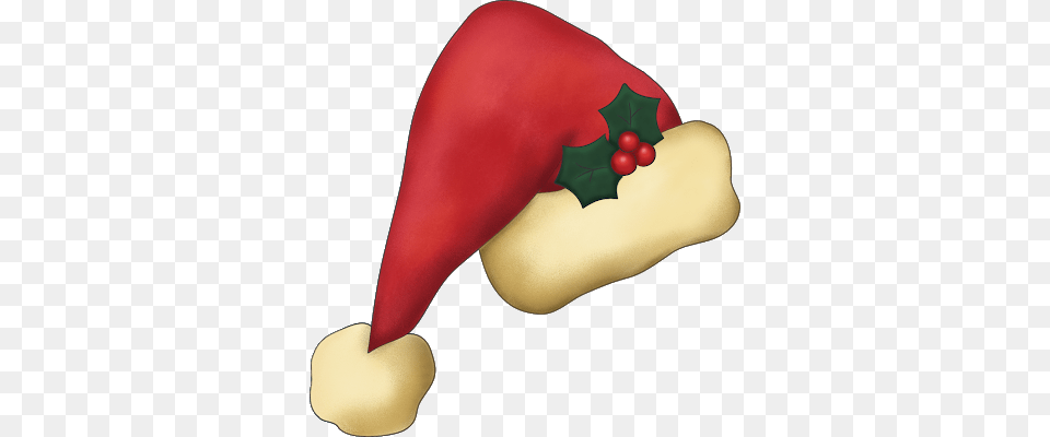 Christmas Santa Hat Clipart Clipart, Food, Meal, Clothing, Produce Free Transparent Png
