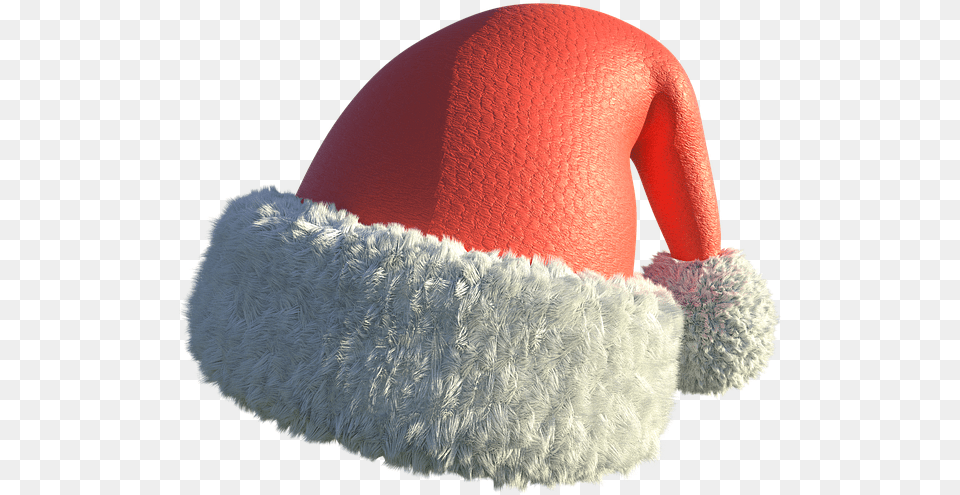 Christmas Santa Hat Hat Xmas Winter Snow Claus Woolen, Clothing, Glove, Cap Free Png