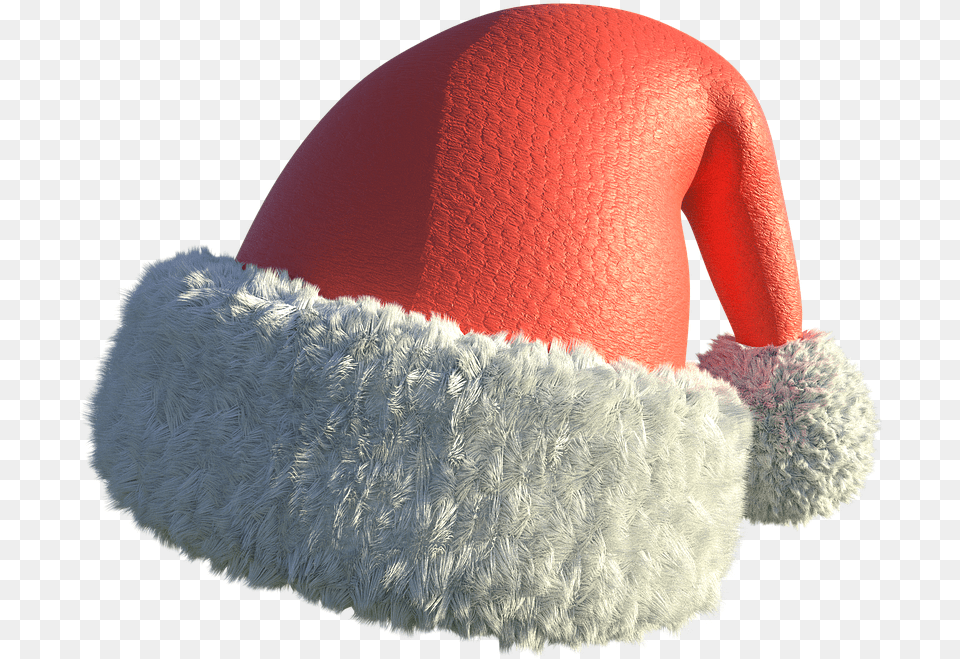 Christmas Santa Hat Hat Xmas Winter Snow Claus Woolen, Clothing, Cap, Glove, Accessories Png