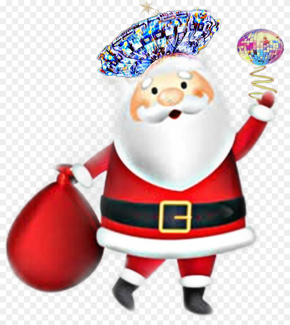 Christmas Santa Santaclause Emoji Hat Festivehat Santa Claus, Toy Free Transparent Png
