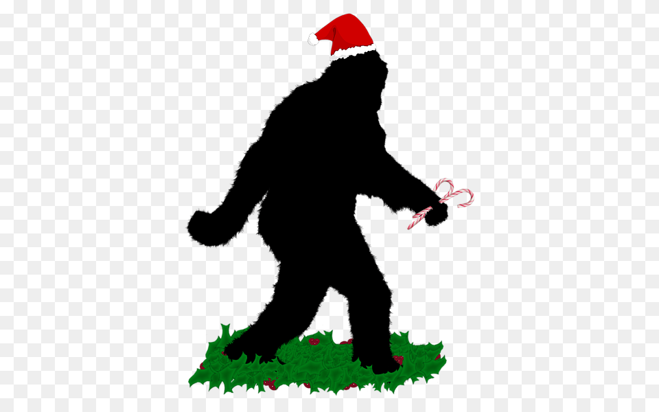 Christmas Sasquatch Shower Curtain For Sale, Grass, Plant, Outdoors Png Image