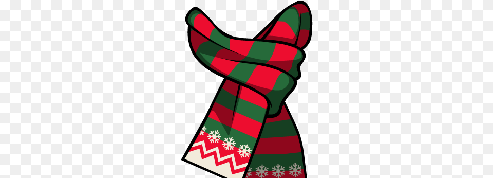 Christmas Scarf Christmas Scarf Clip Art, Clothing, Stole, Dynamite, Weapon Png Image