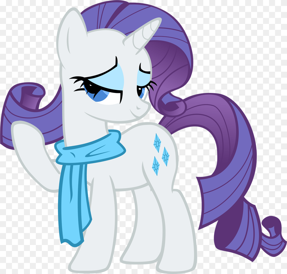 Christmas Scarf Pony Rarity Princess Download Rarity Little Pony, Book, Comics, Publication, Baby Free Transparent Png