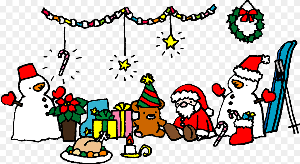 Christmas Scene Clipart, Outdoors, Nature, Baby, Person Free Transparent Png