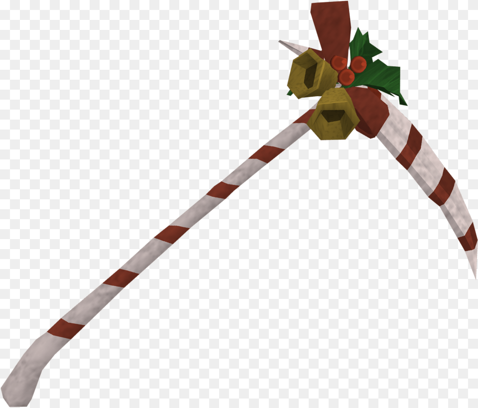 Christmas Scythe Rs3 Scythe, Sword, Weapon, Person Png Image