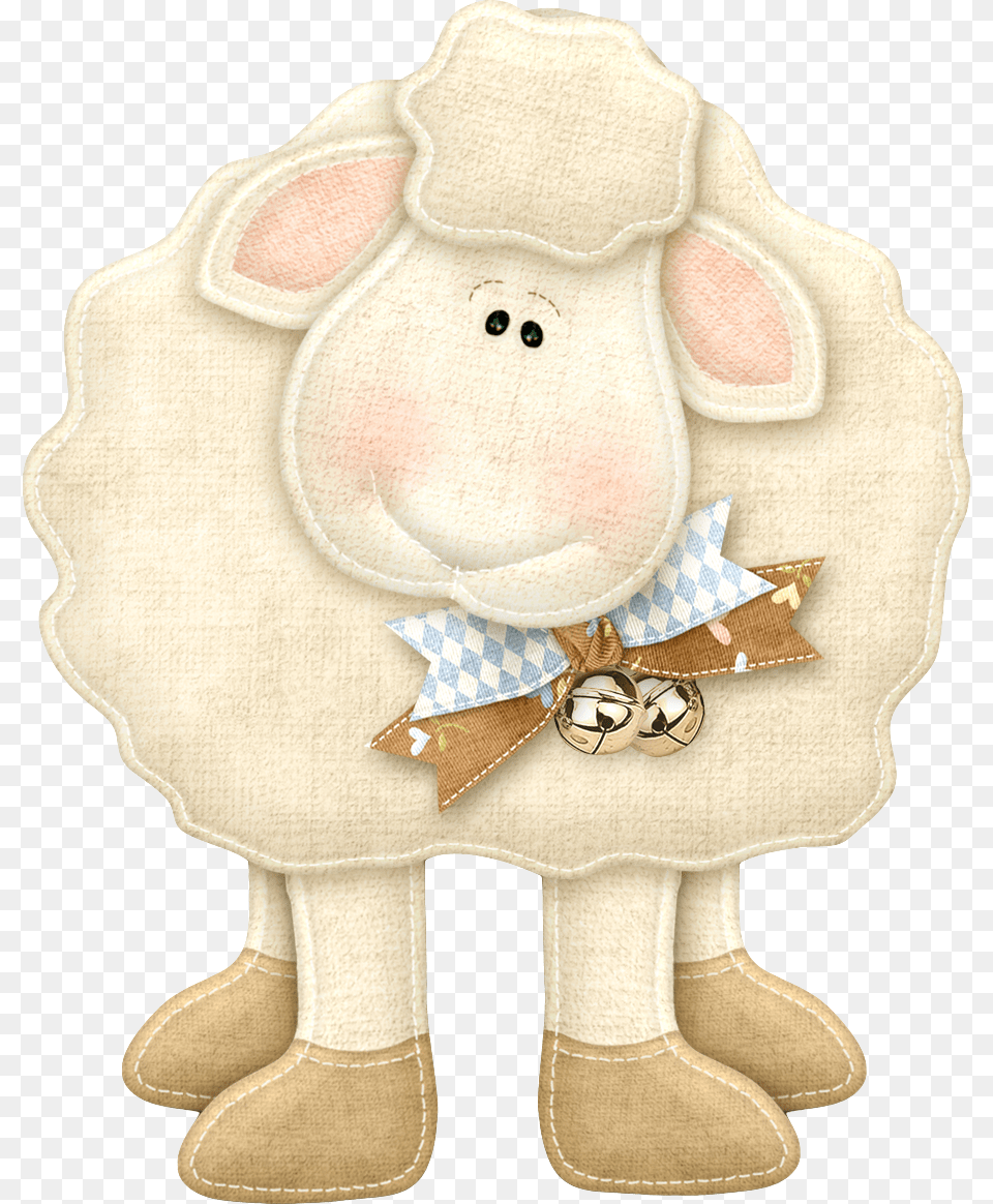 Christmas Sheep Carneirinho Em, Applique, Home Decor, Pattern, Plush Free Transparent Png