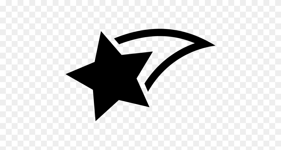 Christmas Shooting Star Icon, Gray Free Transparent Png