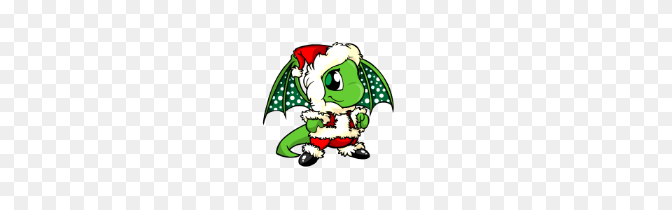 Christmas Shoyru, Green, Cartoon, Baby, Person Free Png