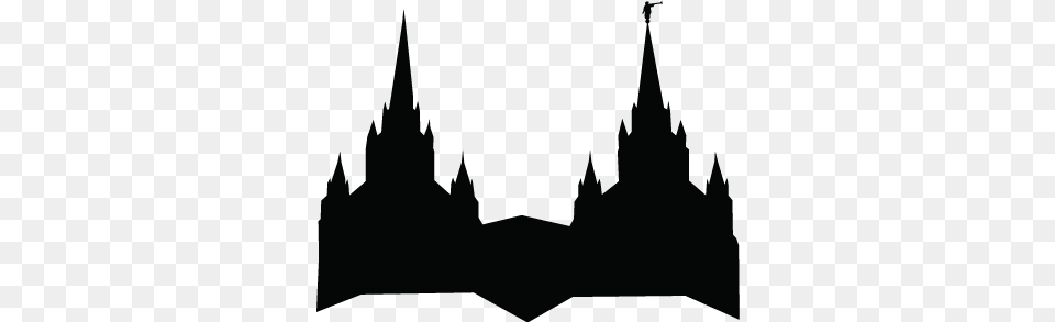 Christmas Silhouette Temple, Architecture, Building, Spire, Tower Free Png