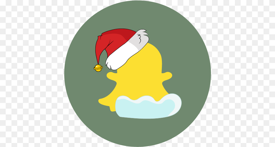 Christmas Snapchat Snow Social Icon Social Media Christmas, Cream, Dessert, Food, Ice Cream Free Png
