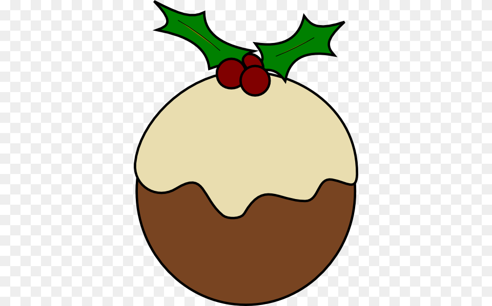 Christmas Snowcapped Ornament Or Cookie Clip Art Clip Art, Food, Fruit, Plant, Produce Free Png Download