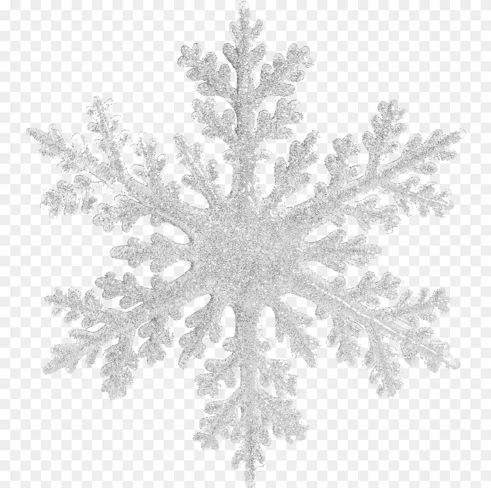 Christmas Snowflake Transparent Picture Snowflake, Nature, Outdoors, Plant, Snow Free Png Download