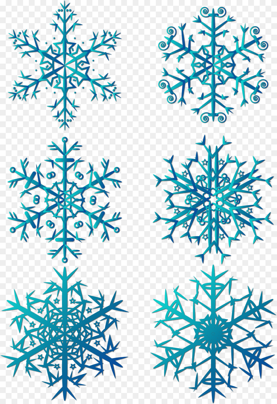 Christmas Snowflake Winter Blue Element And Vector Copo De Nieve Azul Transparente, Nature, Outdoors, Pattern, Snow Free Transparent Png