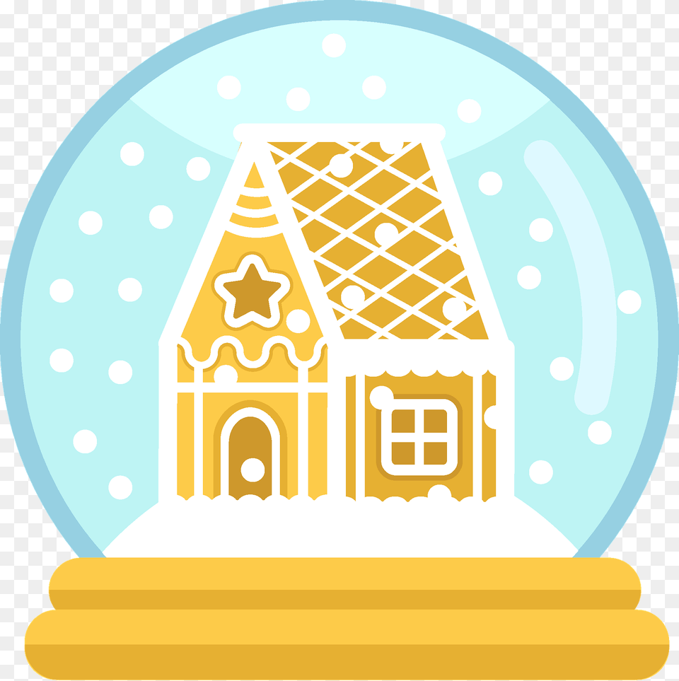 Christmas Snowglobe Clipart, Cookie, Food, Sweets, Gingerbread Free Png Download