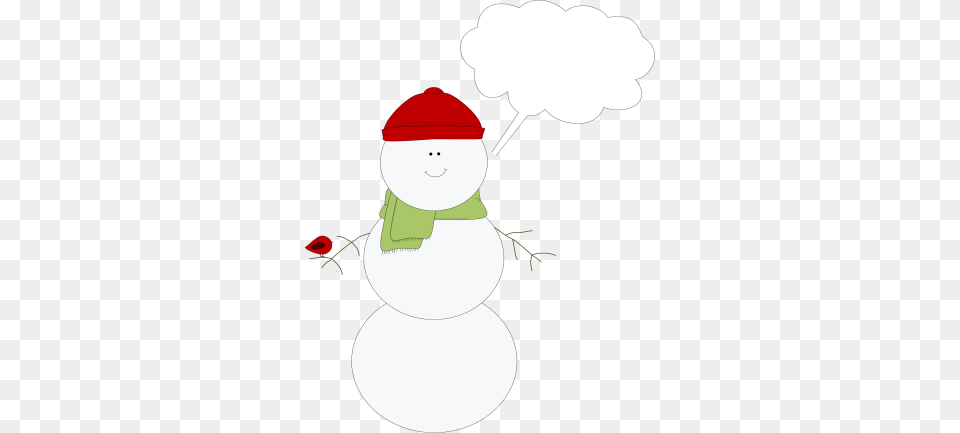 Christmas Snowman Callout Clip Art, Nature, Outdoors, Winter, Snow Free Transparent Png